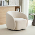 Fauteuil pivotant moderne en forme de tonneau