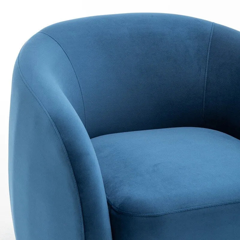 Fauteuil pivotant moderne en forme de tonneau