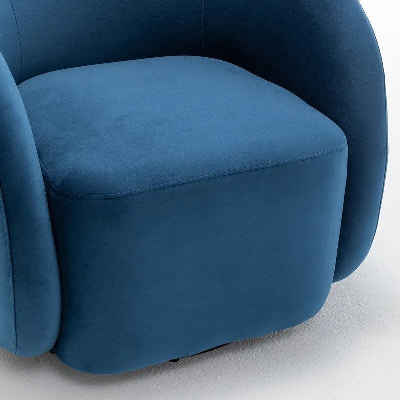 Fauteuil pivotant moderne en forme de tonneau