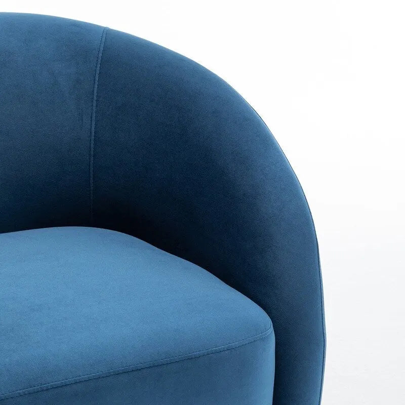 Fauteuil pivotant moderne en forme de tonneau