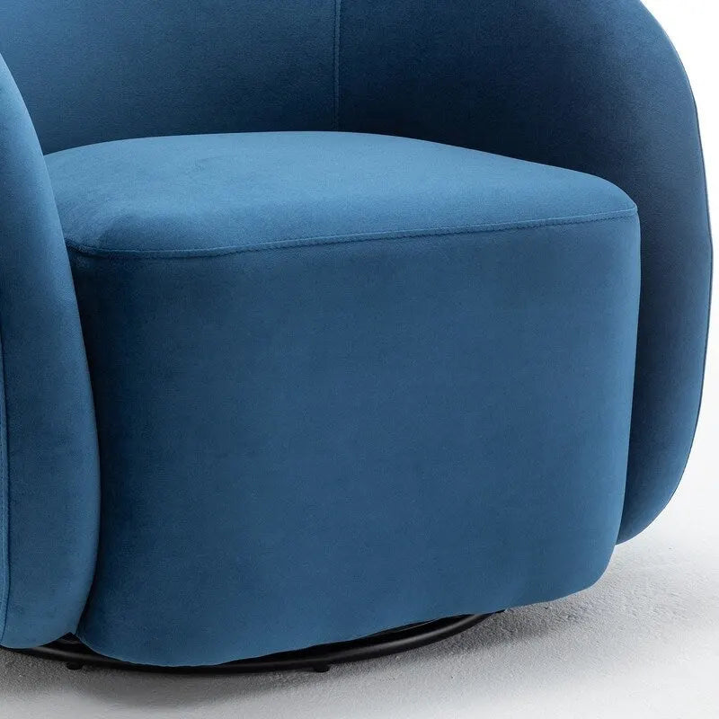 Fauteuil pivotant moderne en forme de tonneau