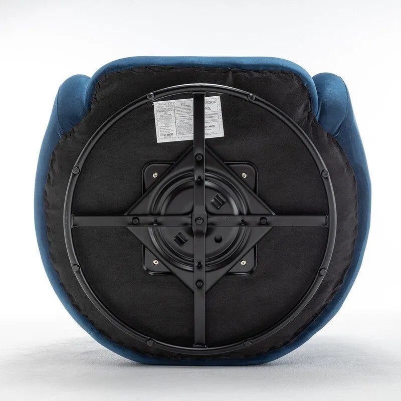 Fauteuil pivotant moderne en forme de tonneau