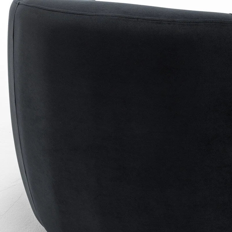Fauteuil pivotant moderne en forme de tonneau
