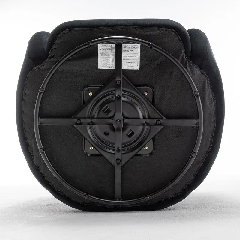 Fauteuil pivotant moderne en forme de tonneau
