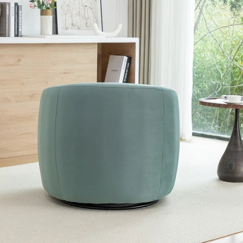 Fauteuil pivotant moderne en forme de tonneau