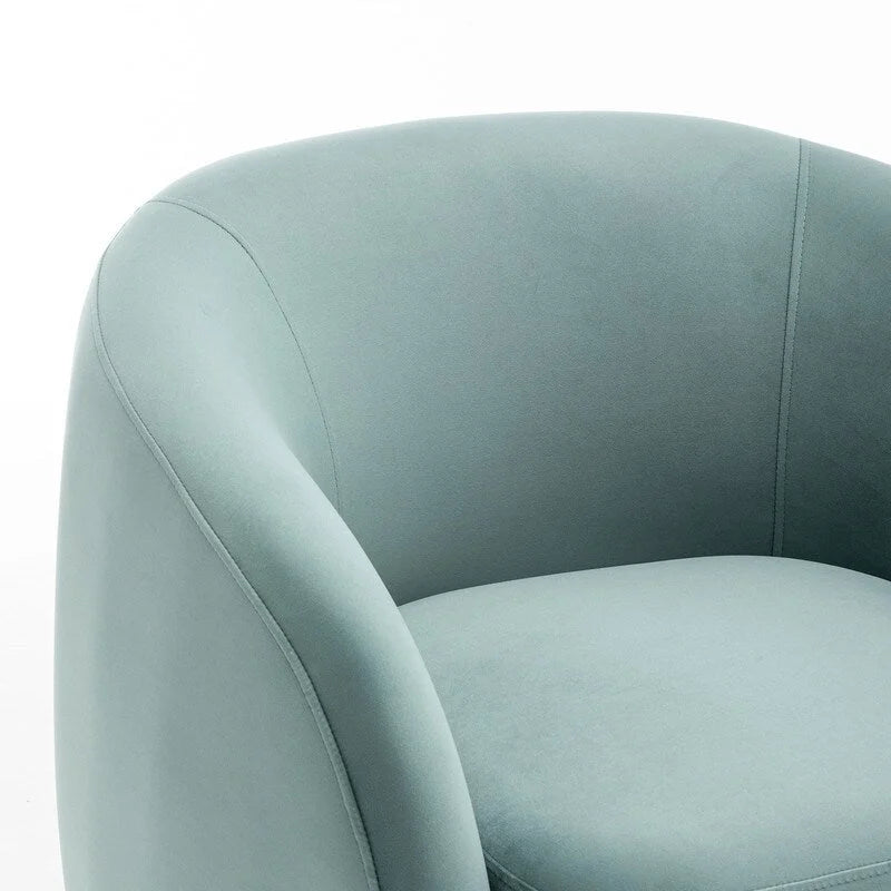 Fauteuil pivotant moderne en forme de tonneau