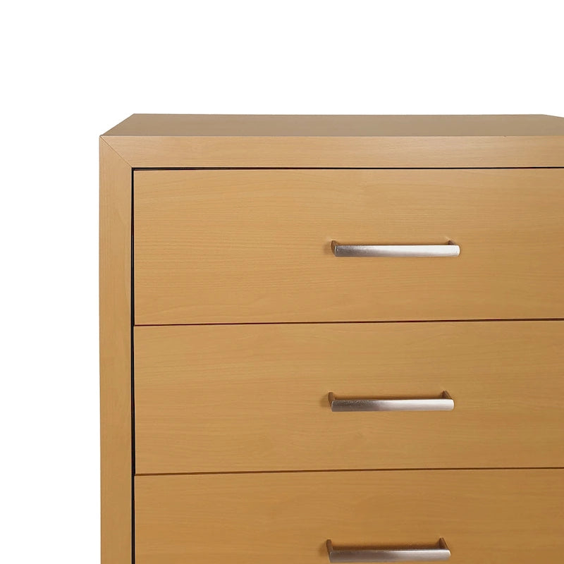 Commode à 5 tiroirs avec base en fer