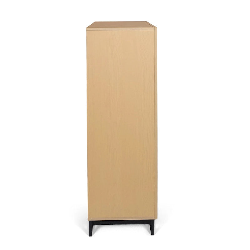 Commode à 5 tiroirs avec base en fer