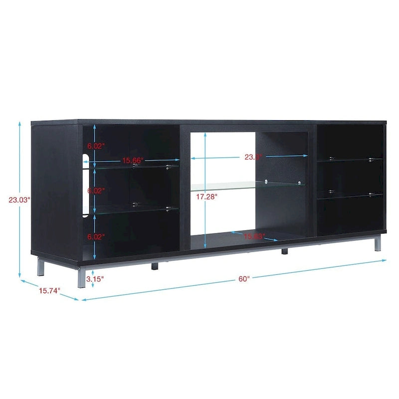 Console de meuble TV/média 60" avec gestion des câbles