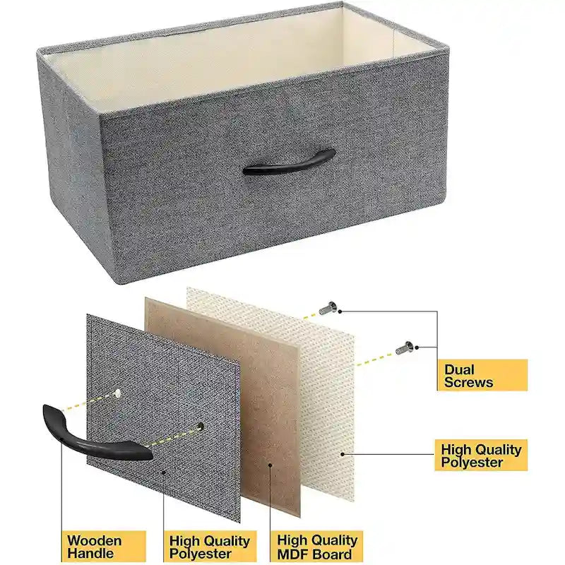 Commode de rangement à 5 tiroirs pour chambre ou placard