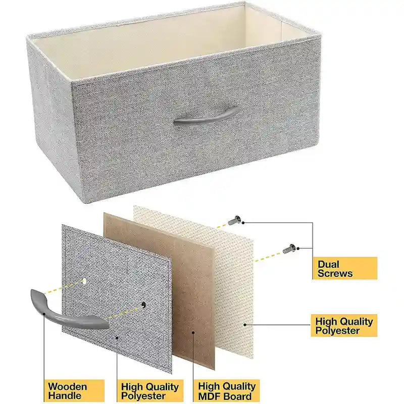 Commode de rangement à 5 tiroirs pour chambre ou placard