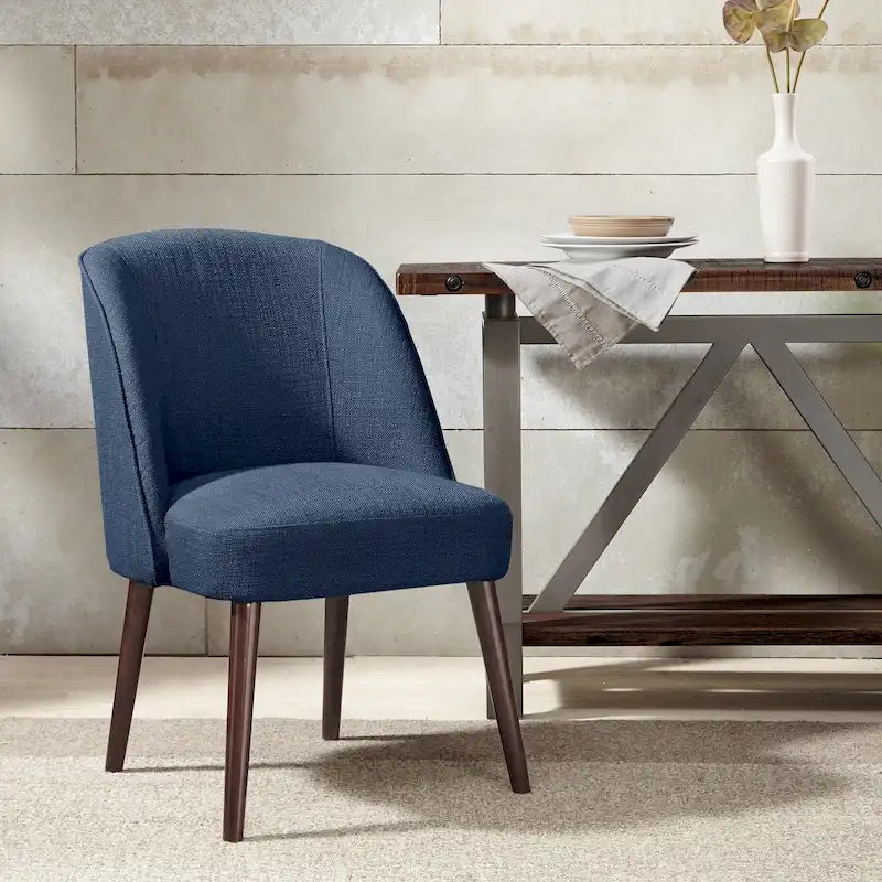 Chaise de salle à manger à dossier arrondi - 22,25"L x 24,5"P x 34,6"H