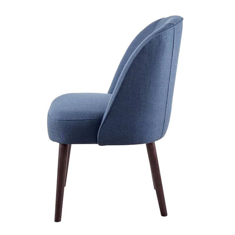 Chaise de salle à manger à dossier arrondi - 22,25"L x 24,5"P x 34,6"H