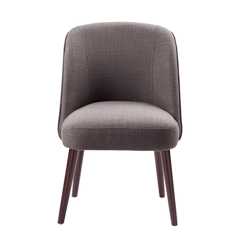 Chaise de salle à manger à dossier arrondi - 22,25"L x 24,5"P x 34,6"H