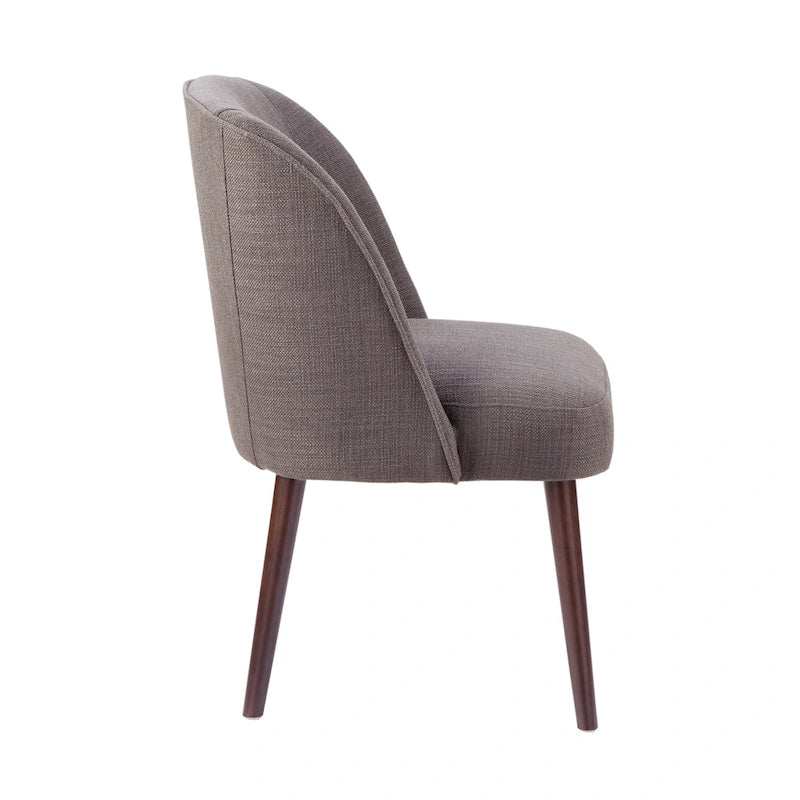 Chaise de salle à manger à dossier arrondi - 22,25"L x 24,5"P x 34,6"H