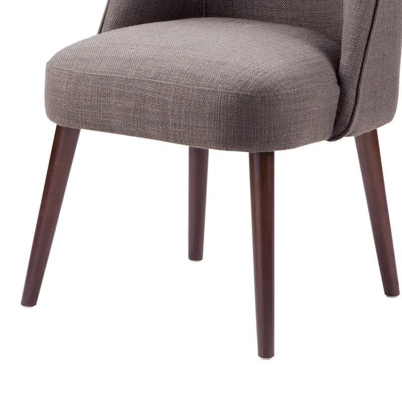 Chaise de salle à manger à dossier arrondi - 22,25"L x 24,5"P x 34,6"H