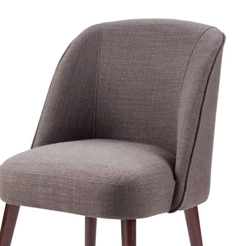 Chaise de salle à manger à dossier arrondi - 22,25"L x 24,5"P x 34,6"H
