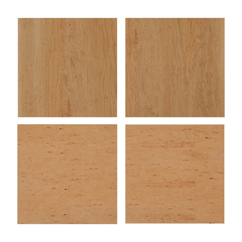 Table de chevet à 2 tiroirs en bois d'acacia avec accents en laiton