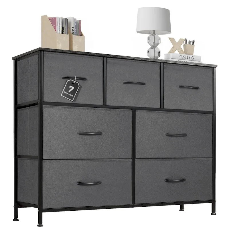 7 espaces de rangement, casiers de garde-robe assemblés, casiers de mobilier de chambre à coucher