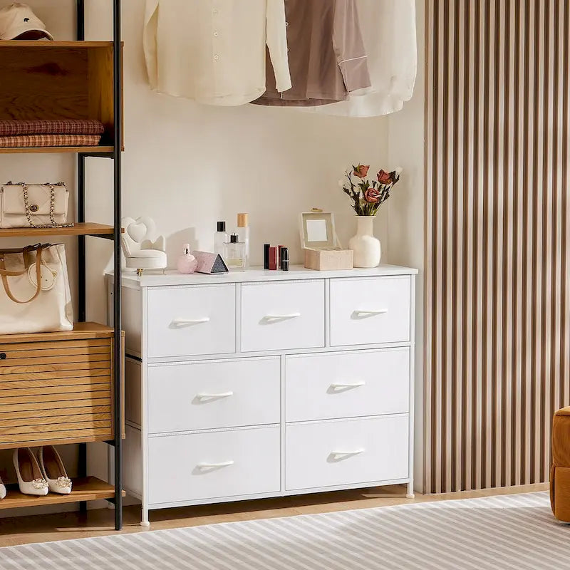 7 espaces de rangement, casiers de garde-robe assemblés, casiers de mobilier de chambre à coucher