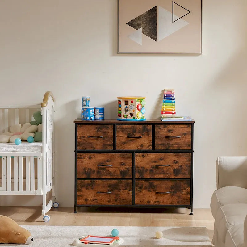 7 espaces de rangement, casiers de garde-robe assemblés, casiers de mobilier de chambre à coucher