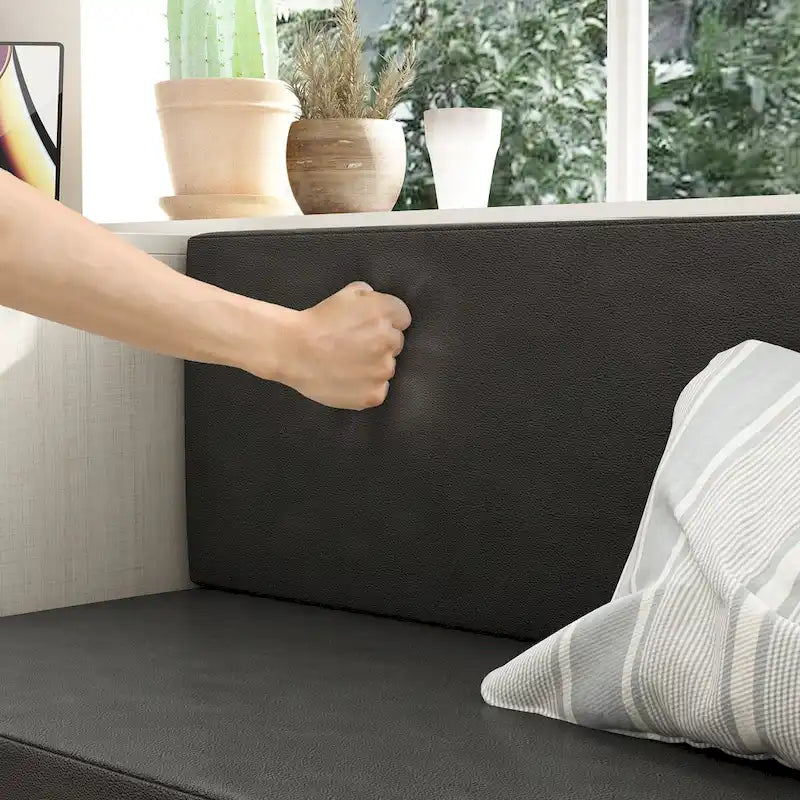 Banc de rangement à chaussures blanc avec siège coussiné et étagères réglables