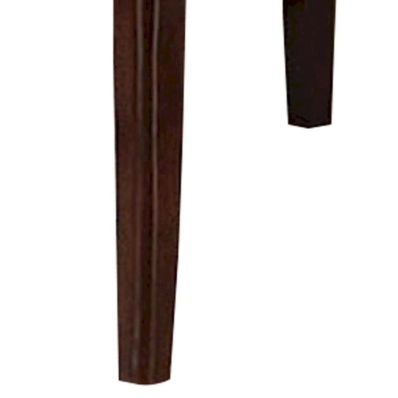 Table haute à manger extensible de 52 pouces avec 2 rallonges papillon - Bois marron