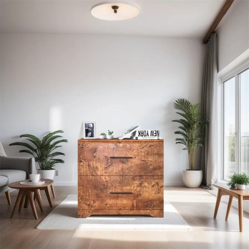 Meuble de rangement à deux tiroirs