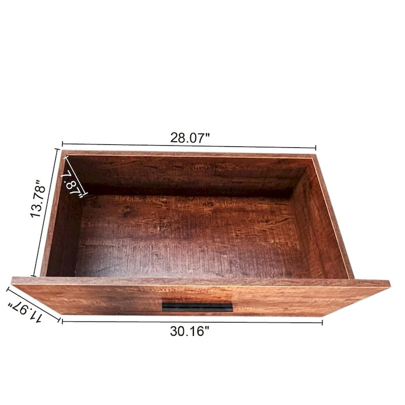 Meuble de rangement à deux tiroirs