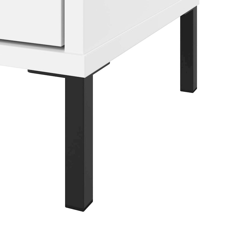 Bibliothèque de rangement 8 cubes avec étagères réglables