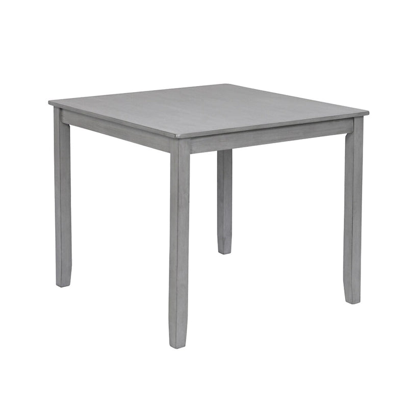 Table à manger carrée en bois pour 4 personnes, idéale pour les petits espaces